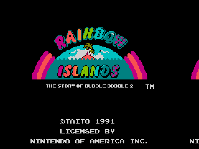 Rainbow Islands atari screenshot